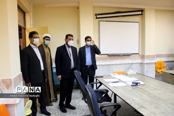 بازدید معاون پرورشی بوشهر  از آثار ارسالی اولین جشنواره مفلحون