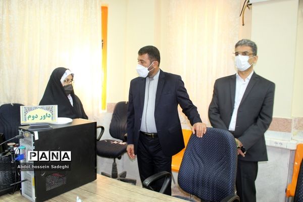 بازدید معاون پرورشی بوشهر  از آثار ارسالی اولین جشنواره مفلحون