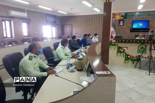 دیدار رئیس و اعضای شورای هماهنگی راه و شهرسازی خراسان جنوبی با فرماندهی  انتظامی استان