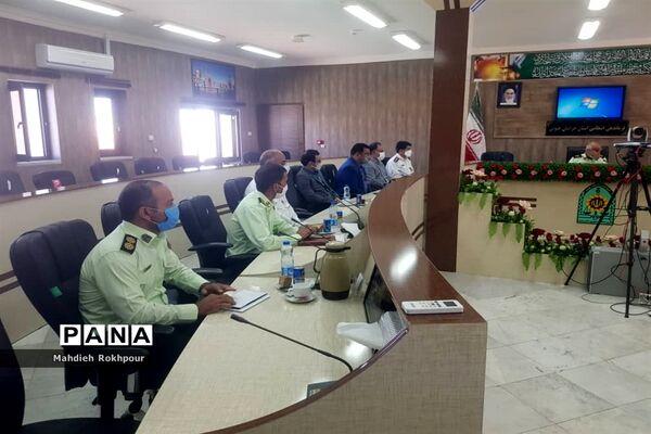 دیدار رئیس و اعضای شورای هماهنگی راه و شهرسازی خراسان جنوبی با فرماندهی  انتظامی استان