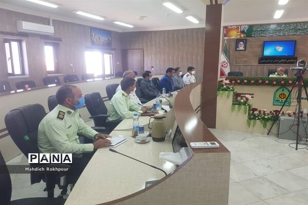 دیدار رئیس و اعضای شورای هماهنگی راه و شهرسازی خراسان جنوبی با فرماندهی  انتظامی استان