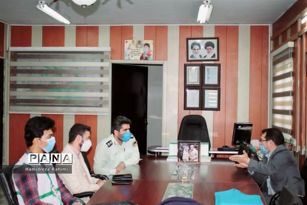 دیدار با سرپرست کلانتری کیانشهر منطقه ۱۵ به مناسبت هفته نیروی انتظامی