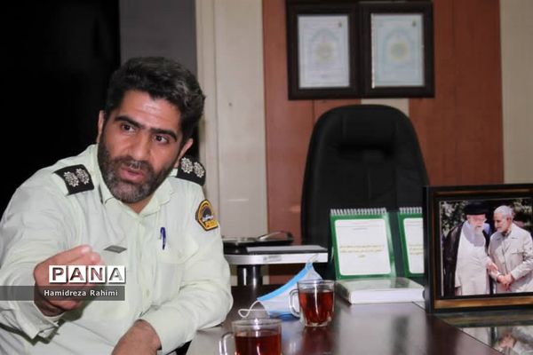 دیدار با سرپرست کلانتری کیانشهر منطقه ۱۵ به مناسبت هفته نیروی انتظامی