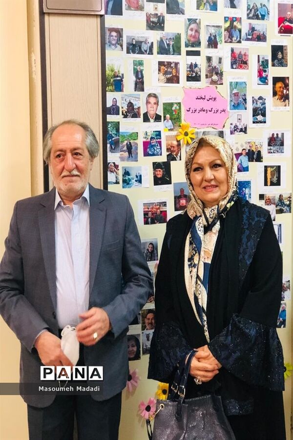پویش لبخند پدربزرگ ها و مادر بزرگ ها در دبیرستان قلم چی