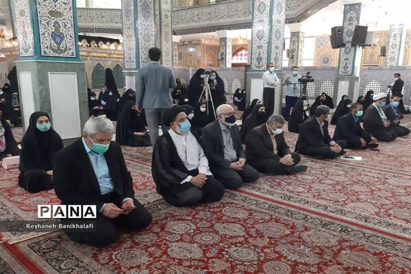 مراسم استانی بزرگداشت نهم ربیع الاول سالروز آغاز امامت و ولایت حضرت مهدی (عج) در اهواز