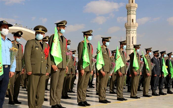صبحگاه «عهد سربازی» نیروهای مسلح قم با حضور فرمانده کل ارتش