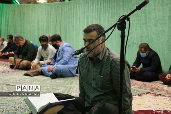 برگزاری محفل معنوی هیأت خدام الرضا (ع)، در منطقه ۱۴