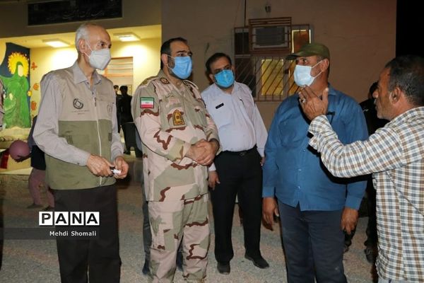 اردوی جهادی مشترک در روستای بن بید استان بوشهر