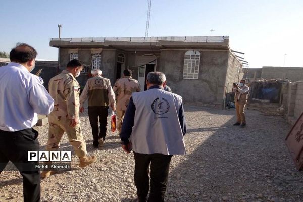 اردوی جهادی مشترک در روستای بن بید استان بوشهر