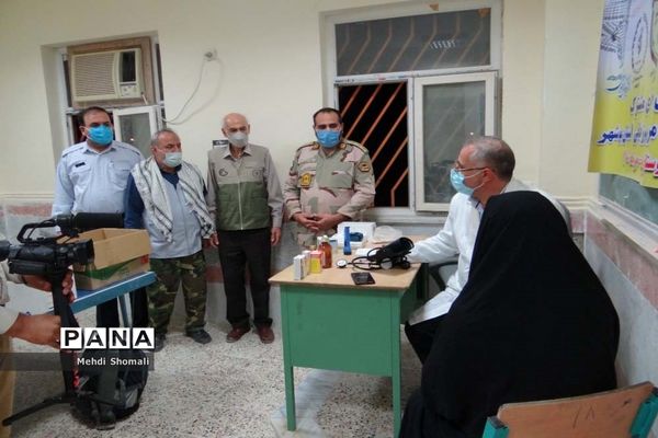 اردوی جهادی مشترک در روستای بن بید استان بوشهر