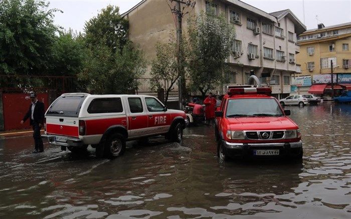 آماده‌باش نیروهای شهرداری رشت به منظور مقابله با بروز هر گونه بحران احتمالی