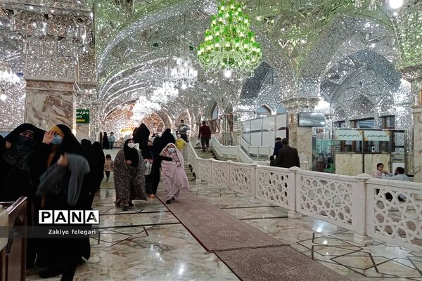 زائرین حرم حضرت عبدالعظیم الحسنی(ع) درشهرری