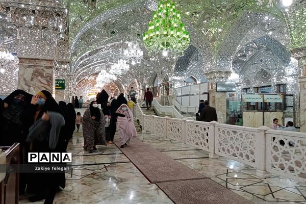 زائرین حرم حضرت عبدالعظیم الحسنی(ع) درشهرری