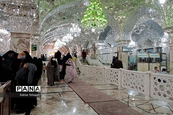 زائرین حرم حضرت عبدالعظیم الحسنی(ع) درشهرری