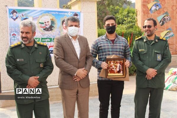 آیین افتتاح هفته بسیج دانش‌آموزی در شهرستان گلوگاه
