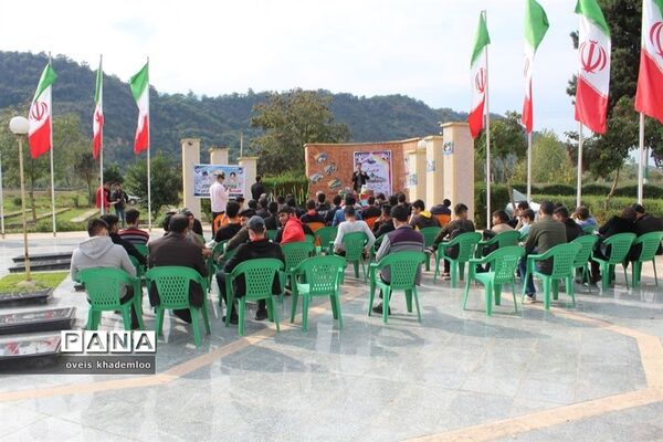 آیین افتتاح هفته بسیج دانش‌آموزی در شهرستان گلوگاه