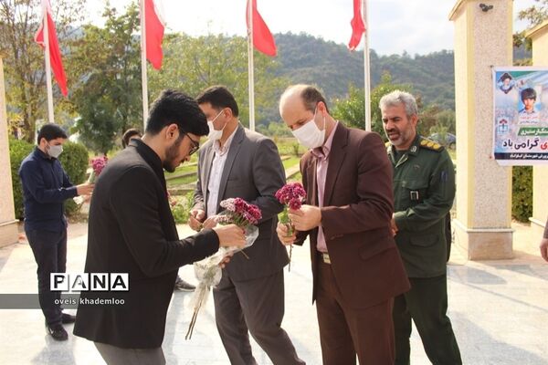 آیین افتتاح هفته بسیج دانش‌آموزی در شهرستان گلوگاه