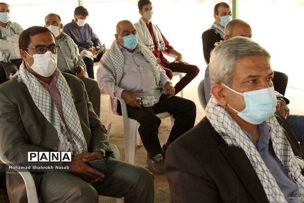 آیین میثاق با شهدا و افتتاحیه هفته بسیج دانش‌آموزی در اهواز