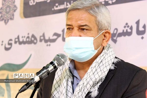 آیین میثاق با شهدا و افتتاحیه هفته بسیج دانش‌آموزی در اهواز