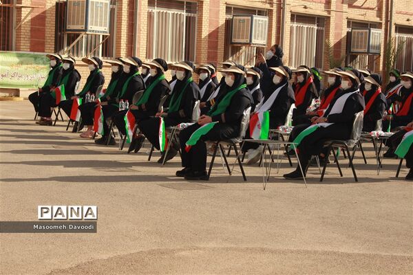 آیین نواختن زنگ استکبارستیزی در مدارس فارس