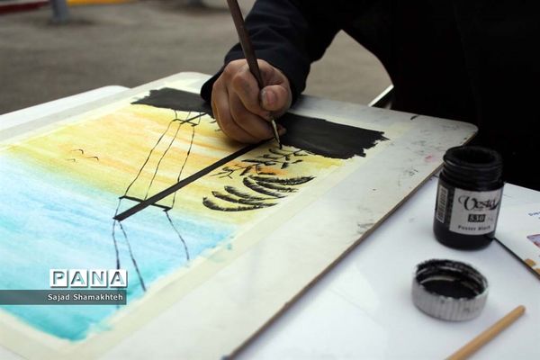 آیین نمادین زنگ استانی پدافند غیرعامل در اهواز