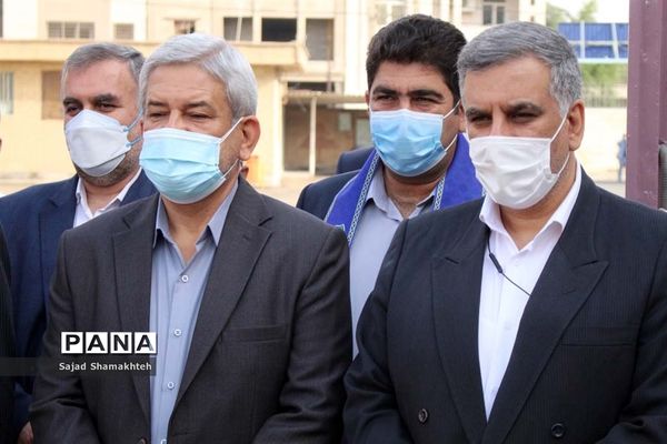 آیین نمادین زنگ استانی پدافند غیرعامل در اهواز