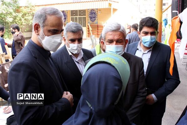 آیین نمادین زنگ استانی پدافند غیرعامل در اهواز