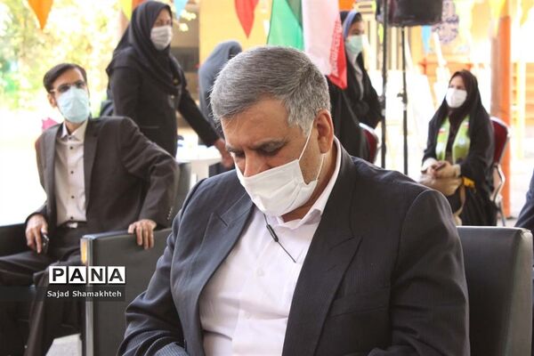 آیین نمادین زنگ استانی پدافند غیرعامل در اهواز