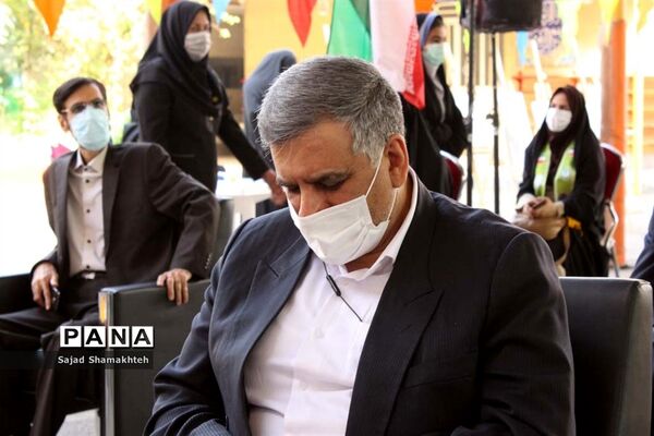 آیین نمادین زنگ استانی پدافند غیرعامل در اهواز