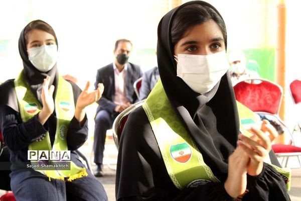 آیین نمادین زنگ استانی پدافند غیرعامل در اهواز