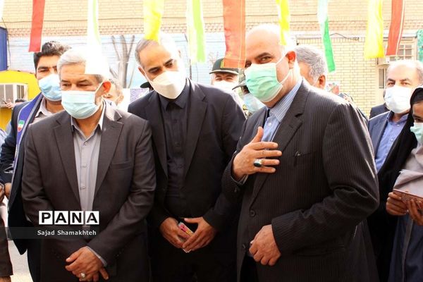 آیین نمادین زنگ استانی پدافند غیرعامل در اهواز