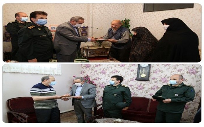 حضور مدیر کل آموزش و پرورش اردبیل در منزل شهیدان دانش‌آموز