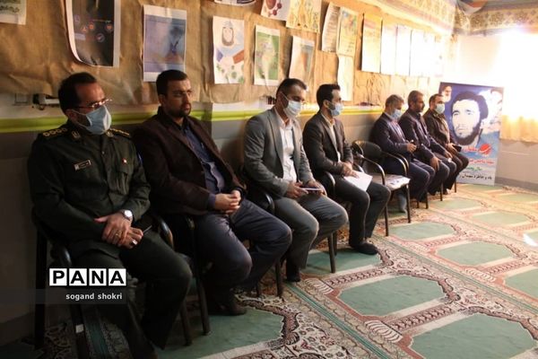 مسابقه نقاشی زنده به مناسبت هفته پدافند غیرعامل در محمودآباد