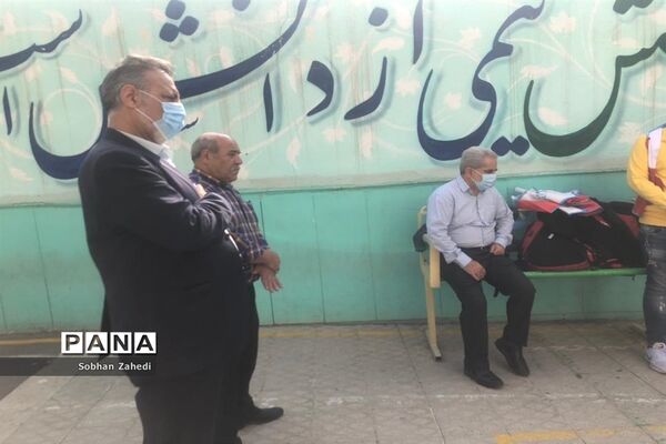 اجرای طرح پدافند غیرعامل و پدافند عامل در مدرسه البرز رودهن