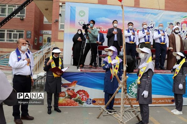 مانور بزرگ فرزندان روح الله زنگ استکبارستیزی در شهرستان قدس