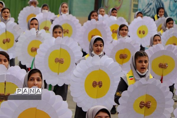 مانور بزرگ فرزندان روح الله زنگ استکبارستیزی در شهرستان قدس