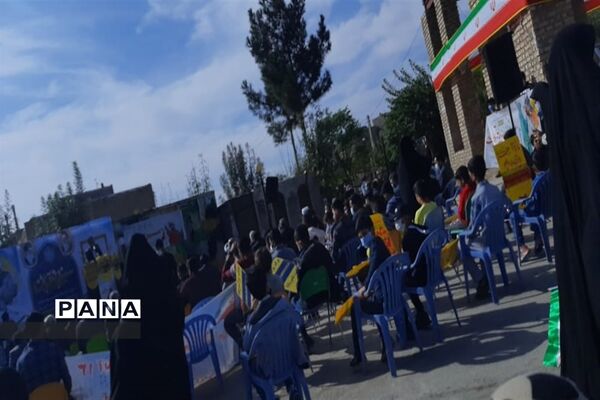 فریاد استکبار ستیزی در گلزار شهدا جوادآباد