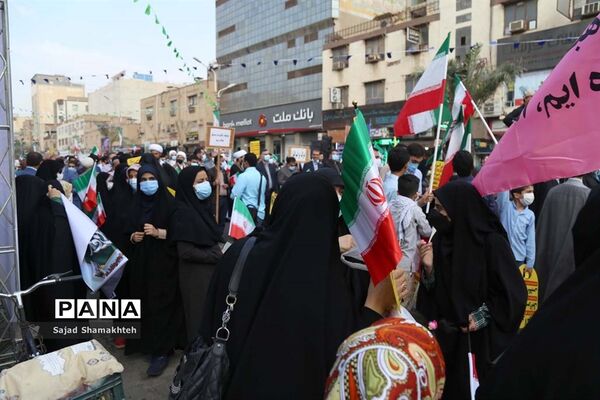گرامیداشت روز ۱۳ آبان در اهواز