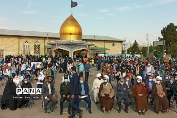تجمع دانش‌آموزان حسن آباد فشافویه در یوم‌الله سیزدهم آبان