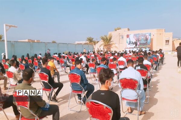 مراسم 13 آبان در دبیرستان قدس  شهرستان حمیدیه