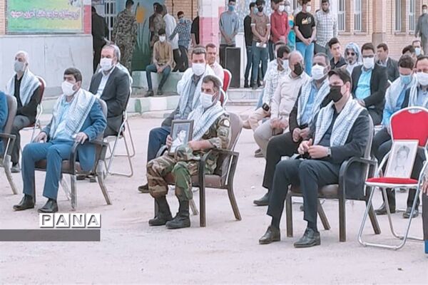 مراسم 13 آبان در دبیرستان قدس  شهرستان حمیدیه
