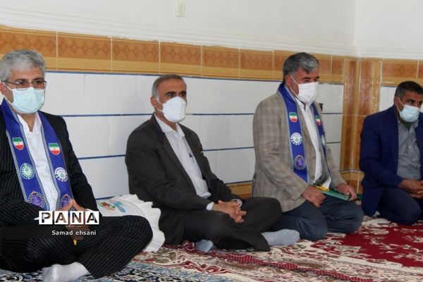 دیدار رئیس سازمان دانش‌آموزی کهگیلویه و بویراحمد با خانواده شهدای دانش‌آموز دهدشت