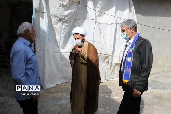 دیدار رئیس سازمان دانش‌آموزی کهگیلویه و بویراحمد با خانواده شهدای دانش‌آموز دهدشت