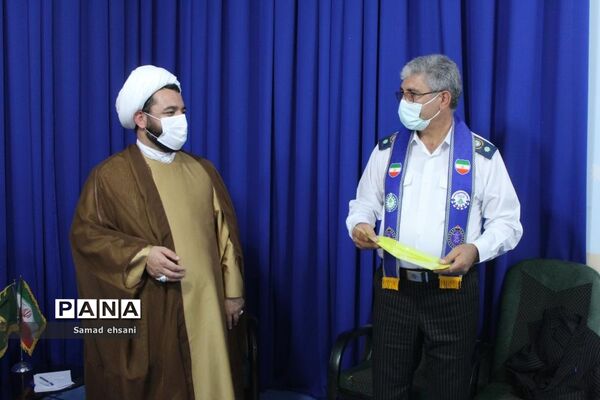 دیدار رئیس سازمان دانش‌آموزی کهگیلویه و بویراحمد با امام جمعه دهدشت