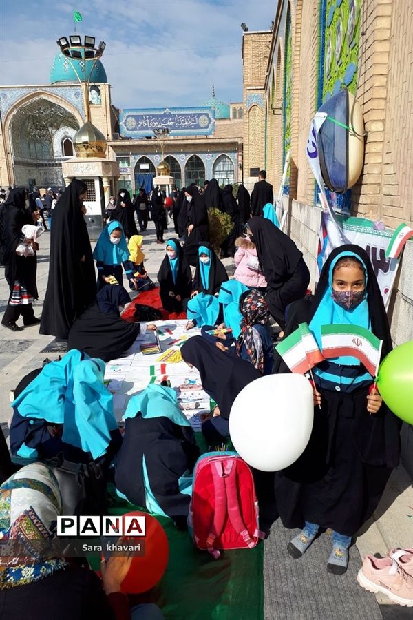 حماسه دانش‌آموزان  پیشوا در روز ۱۳ آبان