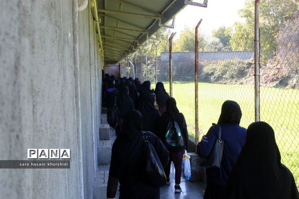 گرامیداشت هفته ملی مازندران به همت دانش‌آموزان دبیرستان مائده گلوگاه