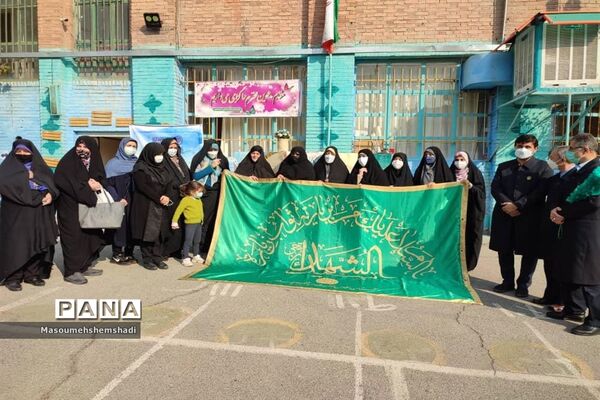 بزرگداشت مقام حضرت عبدالعظیم حسنی در هنرستان آل یاسین منطقه ۱۲