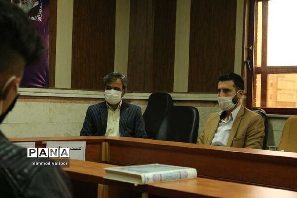 نشست خبرنگاران پانا با معاون پرورشی آموزش و پرورش شهرستان البرز
