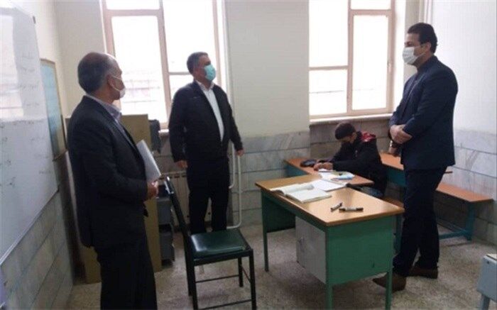 بازدید رئیس اداره آموزش و پرورش استثنایی البرز از روند بازگشایی مدارس