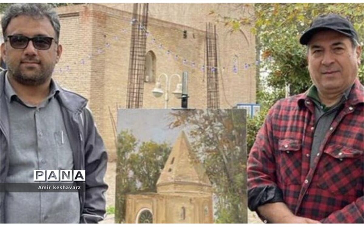 بقعه یوسف رازی ورامین بر بوم نقاش شهر، نقش بست